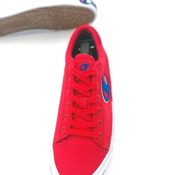Champion Life™ Fringe Lo Canvas Scarlet Red Sneakers CP100553M Youth 6 NWOT - Picture 11 of 12
